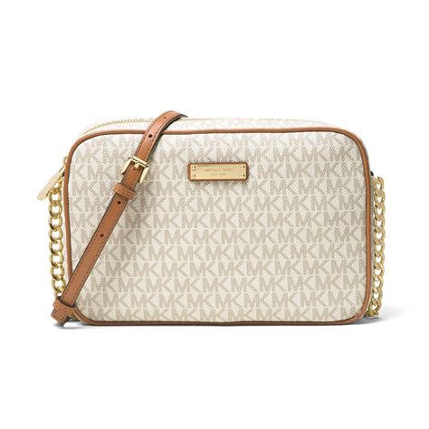 michael kors women's jet set travel messenger crossbody bag|michael kors jet set vanilla.